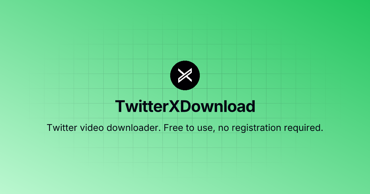 TwitterxDownload - Gratis Twitter Video Downloader media 1