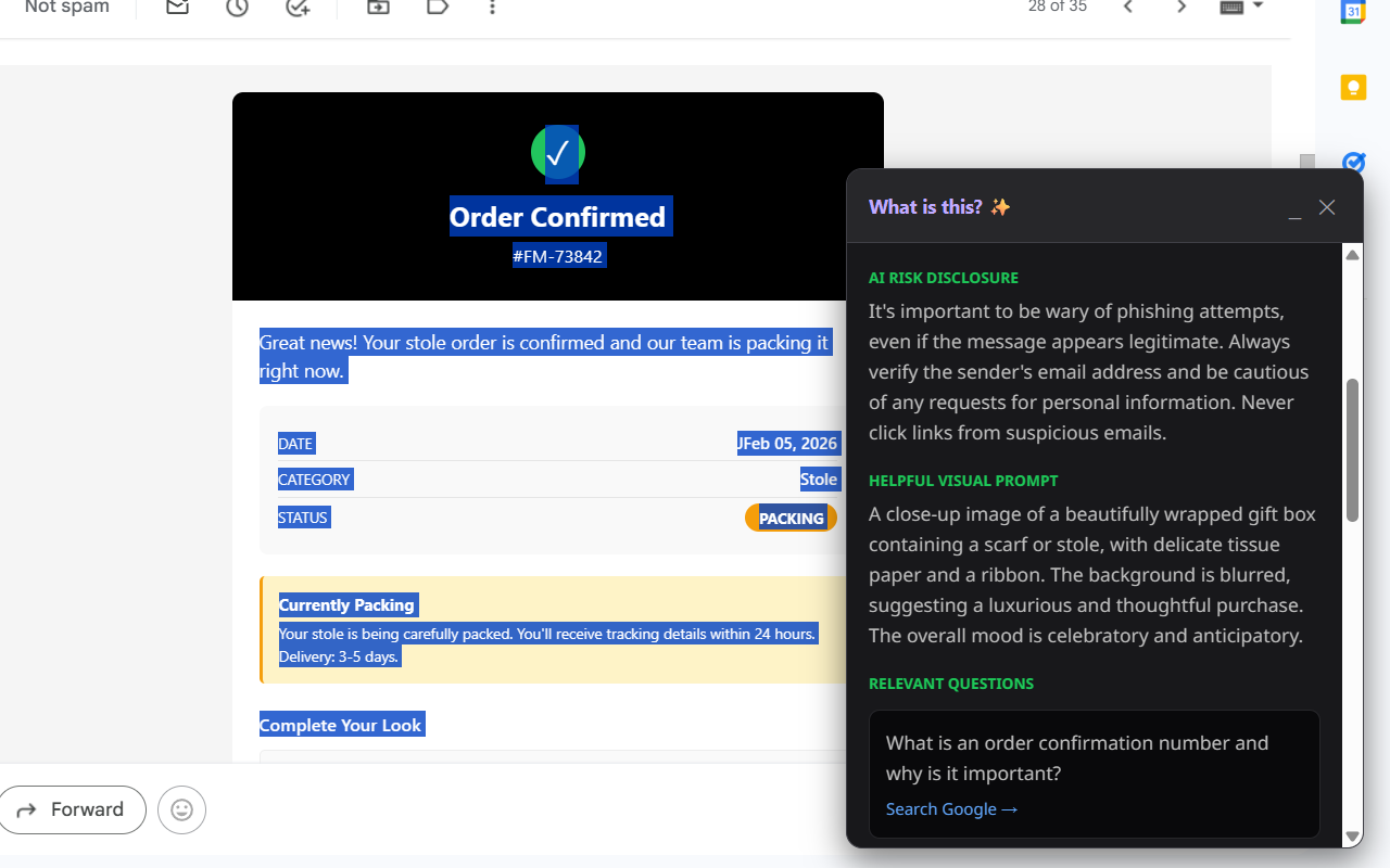 What is this? - Screenshot 2 showing product features and functionality