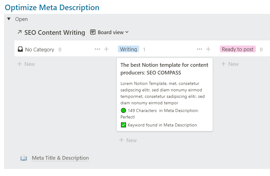 SEO Compass for Notion gallery image