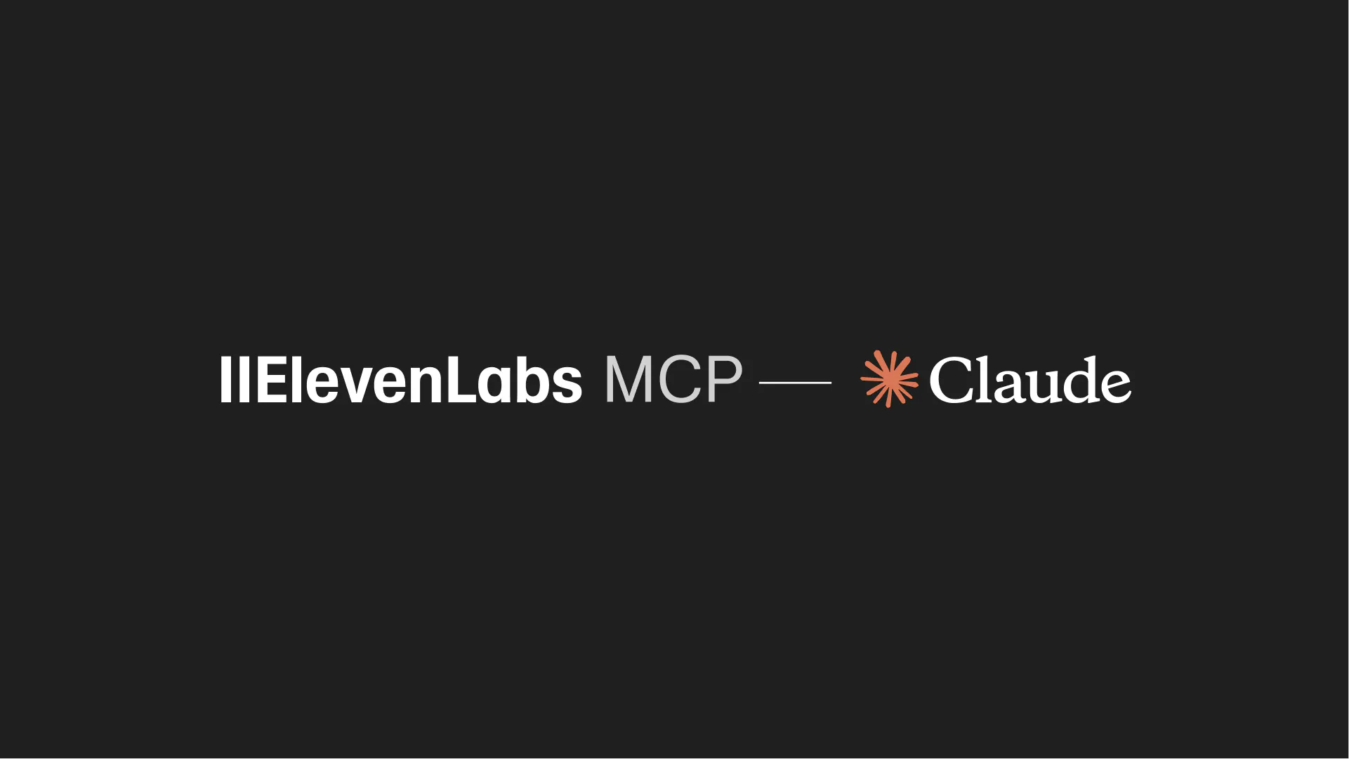ElevenLabs MCP in Claude