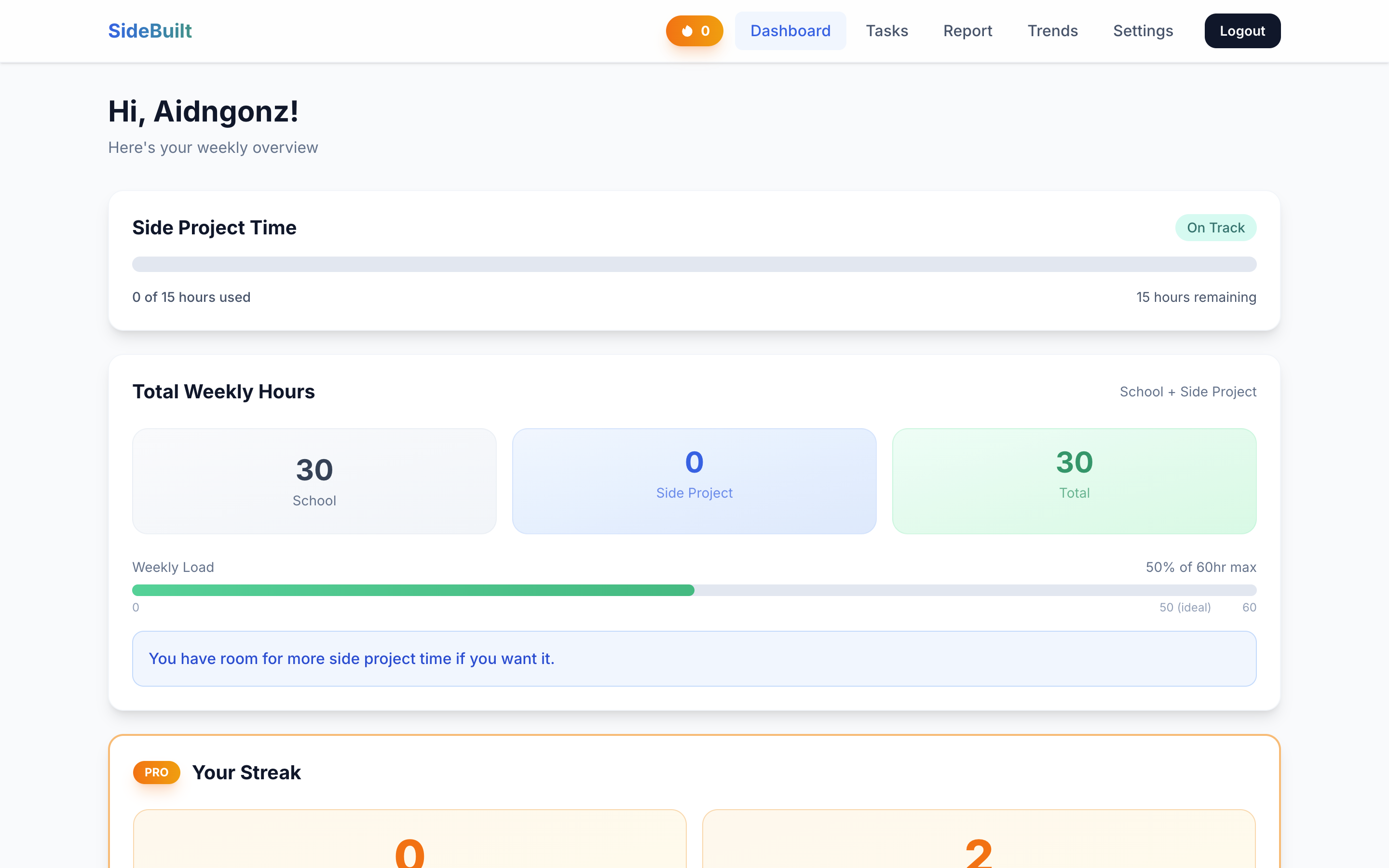 SideBuilt - Screenshot 2 showing product features and functionality