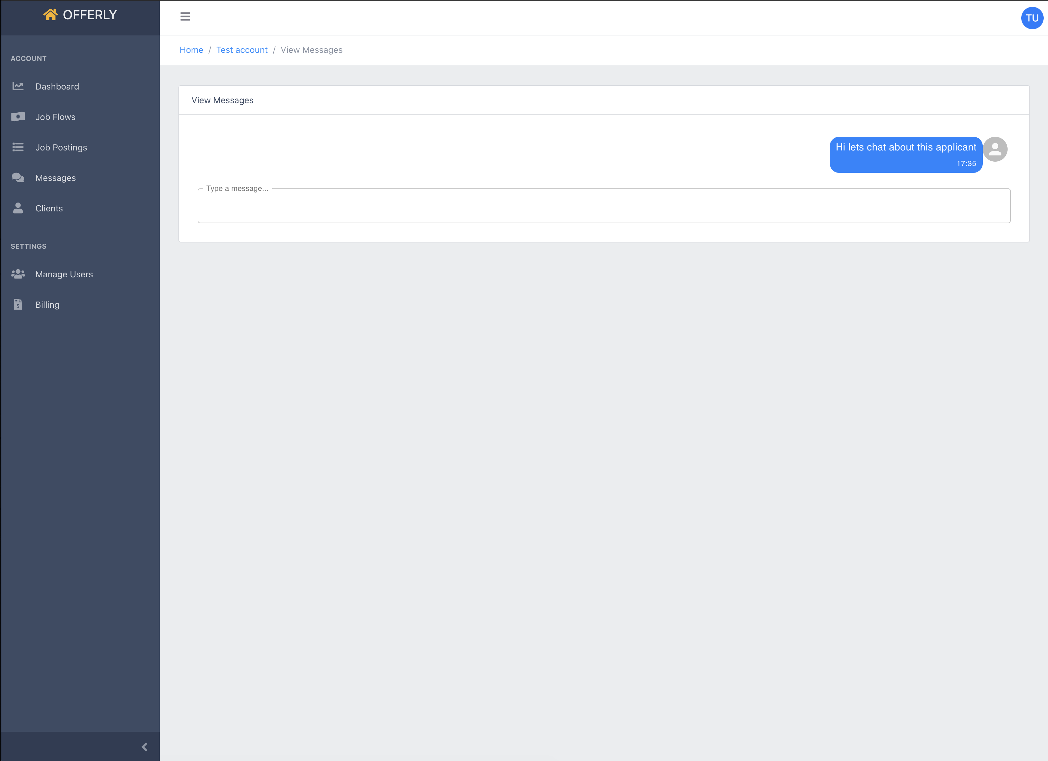 Offerly ATS and recruiting software gallery image