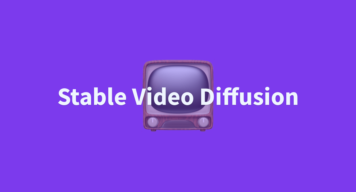 Stable Video Diffusion - Img2Video