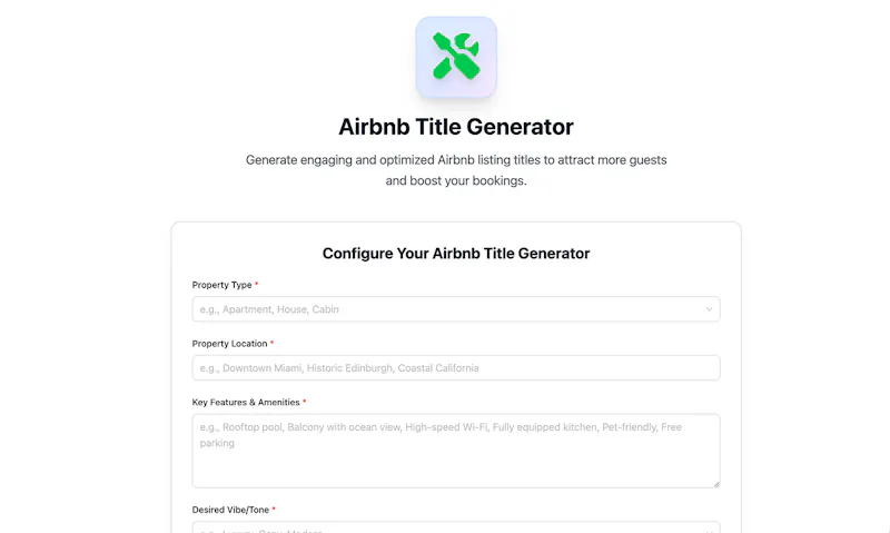 Generator Website screenshot 4