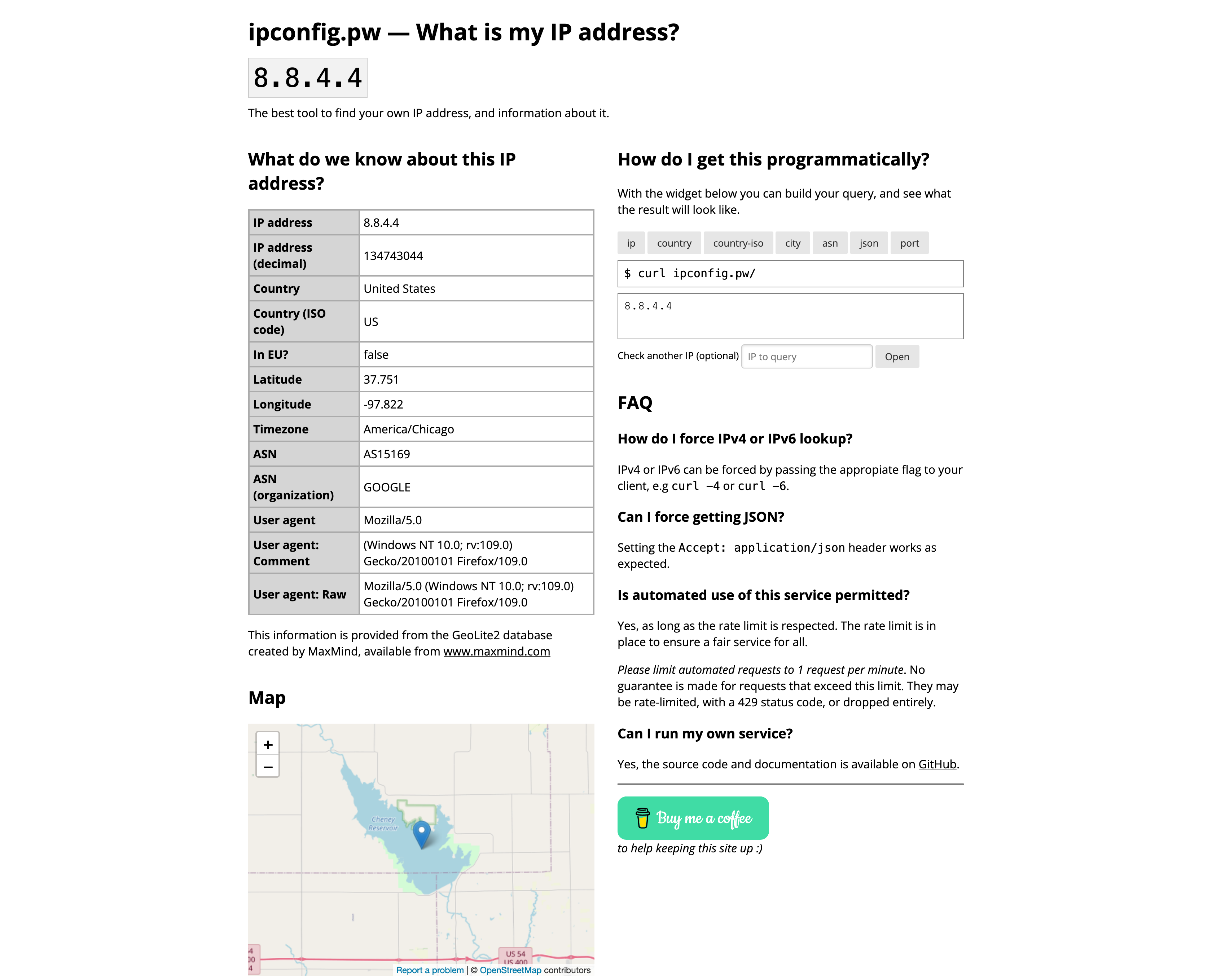 IPconfig.pw - Das beste Tool, um Informationen zu IP -Adressen anzuzeigen Medien 1