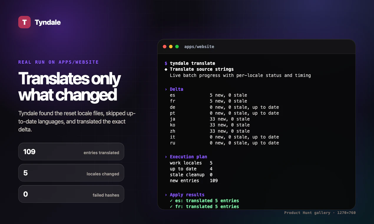 Tyndale screenshot 3