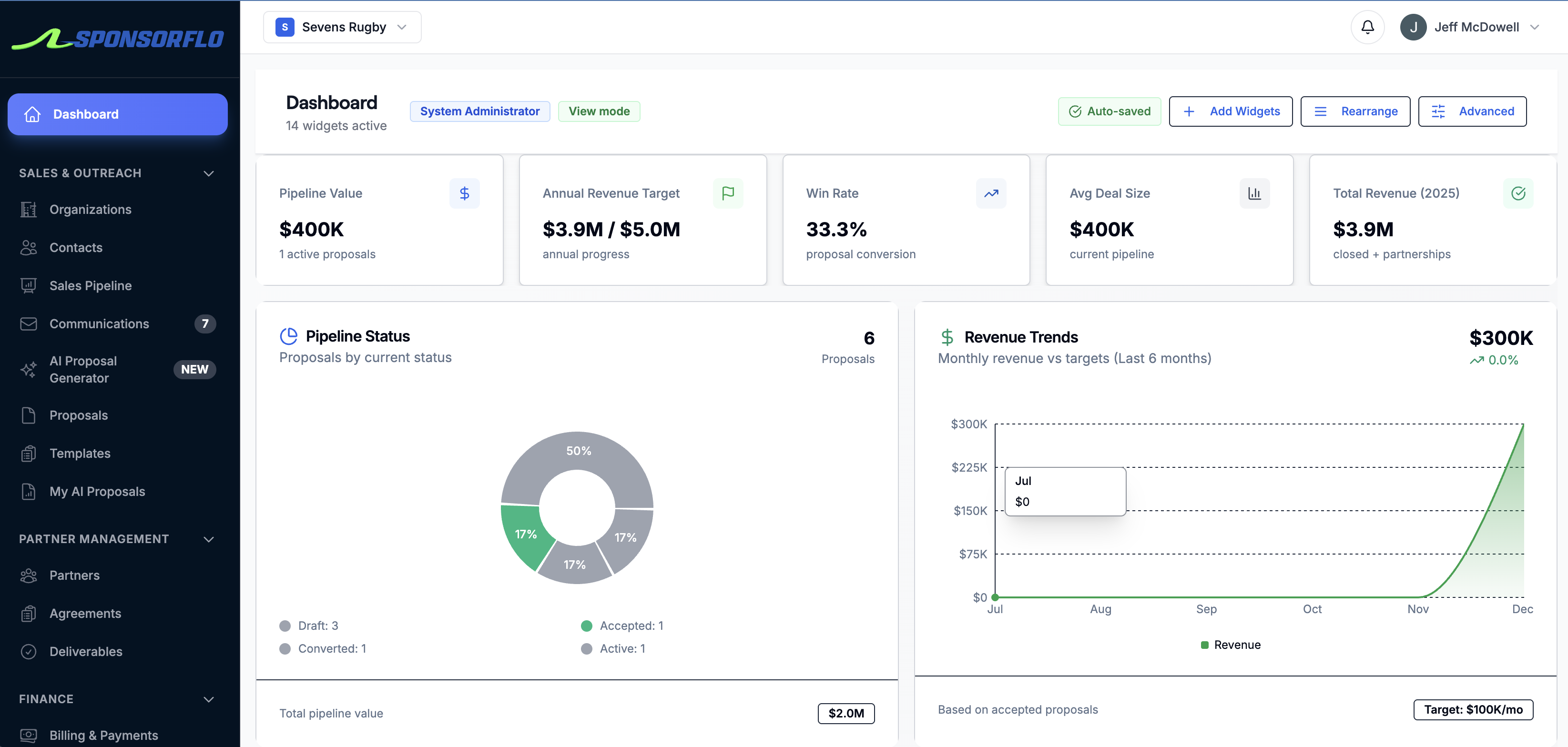 SponsorFlo AI - Screenshot 4 showing product features and functionality