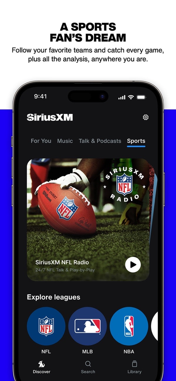 Media SiriusXM - Khám phá một cách dễ dàng, tận hưởng vô tận 6