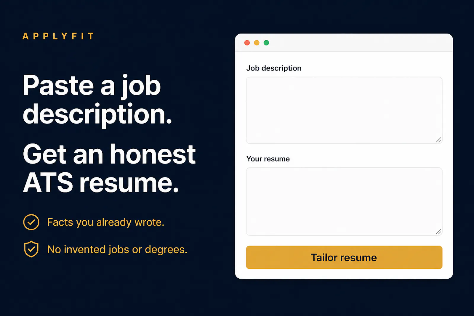 ApplyFit screenshot 1