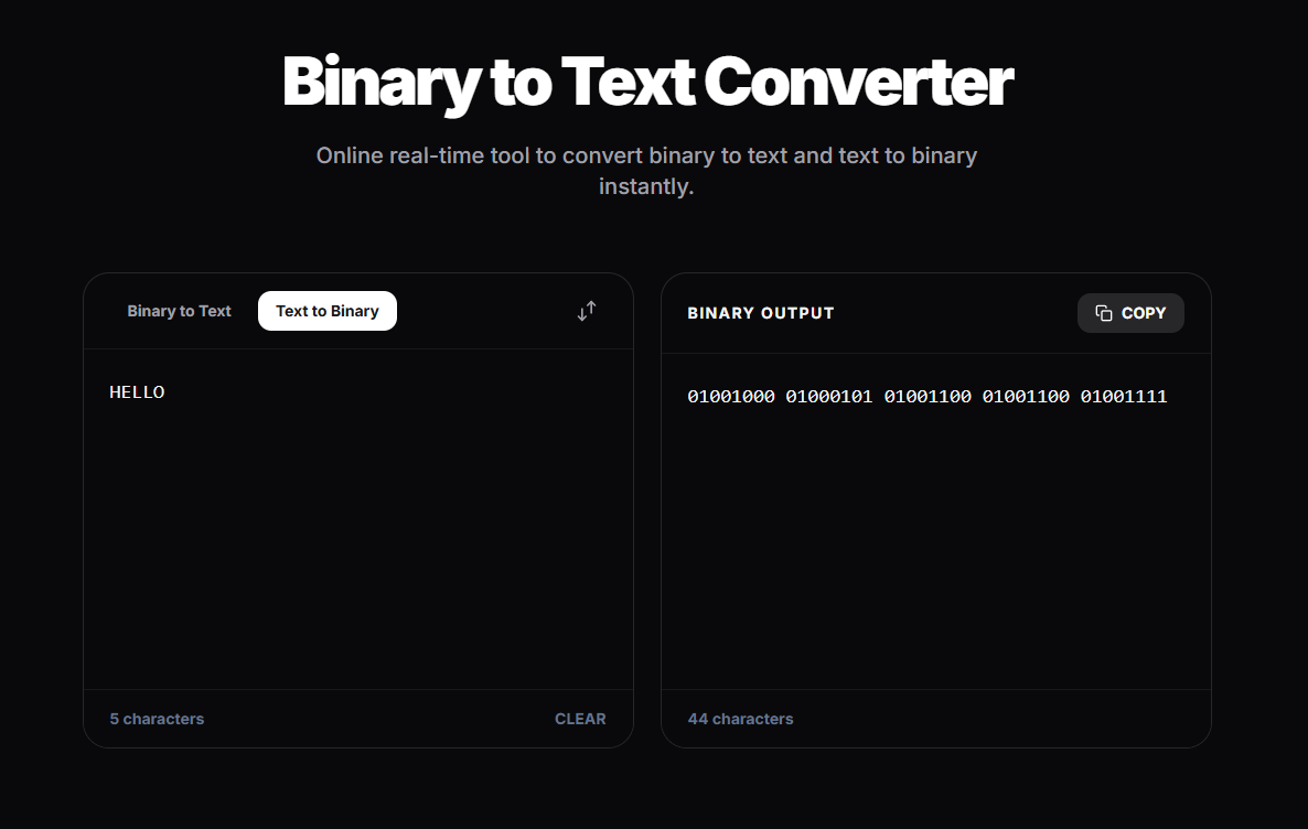 BinTxt - Binary to Text Converter gallery image