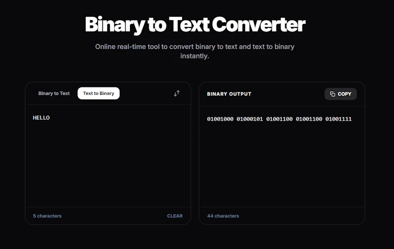 BinTxt - Binary to Text Converter screenshot 3