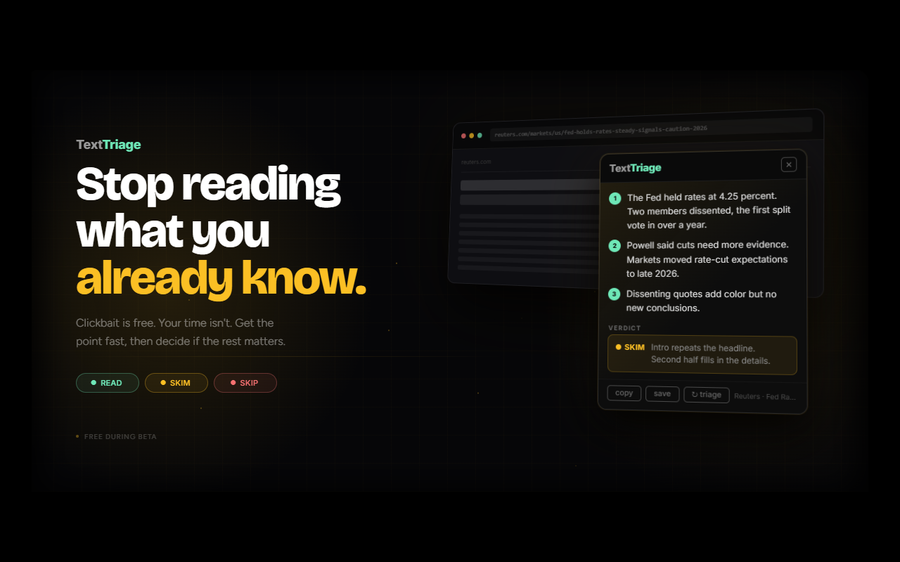 TextTriage gallery image