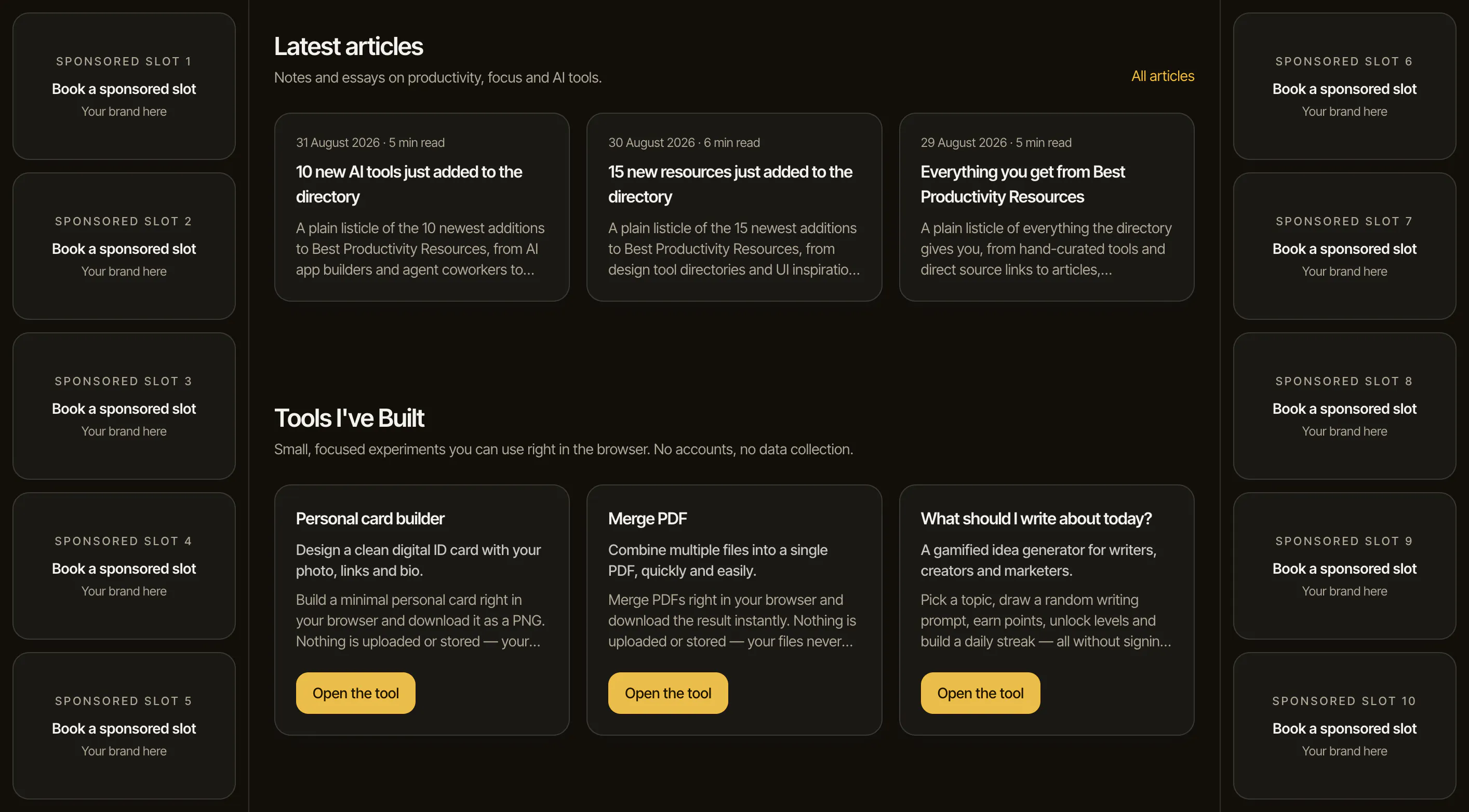 Best Productivity Resources 截图 5