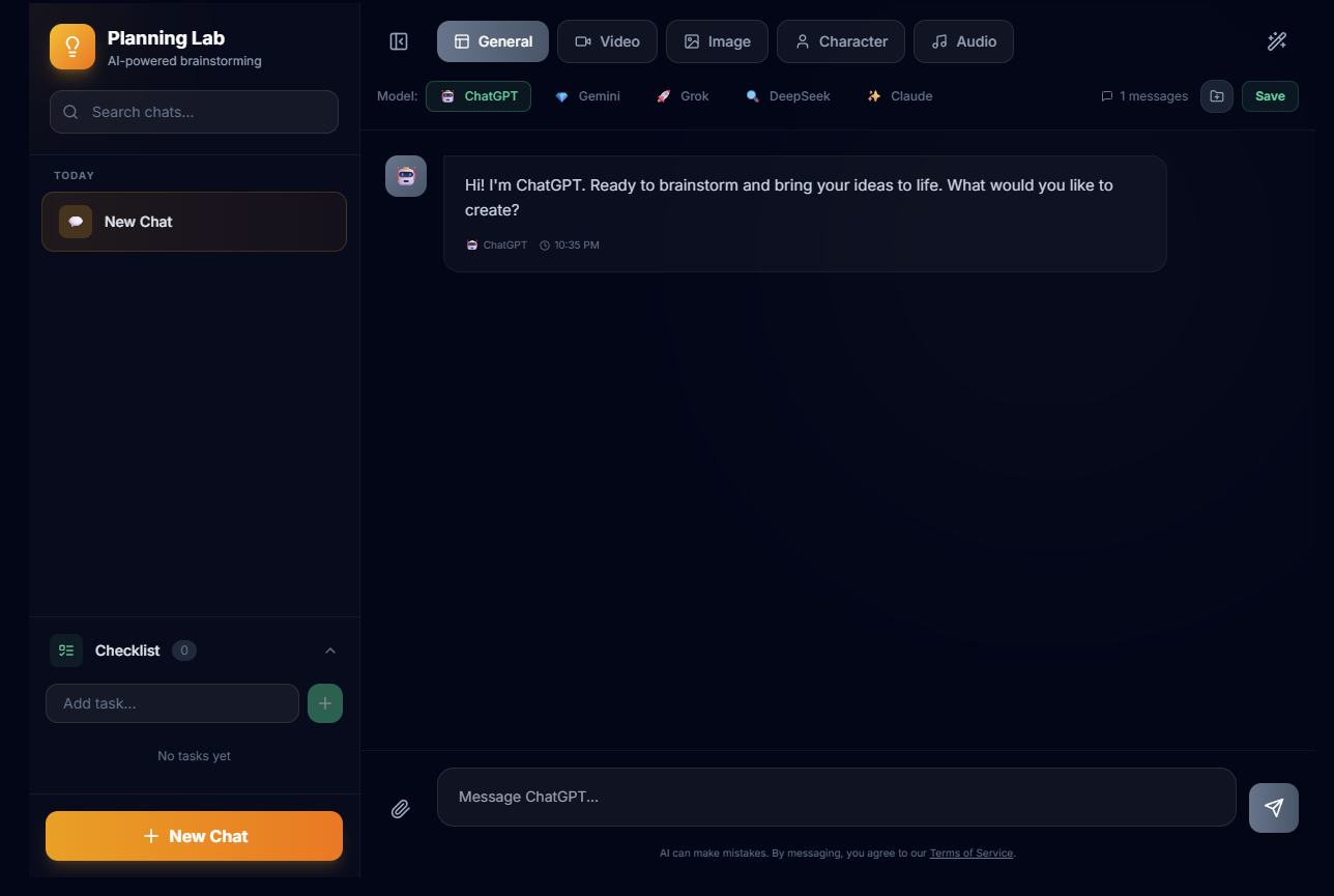 QuestStudio = All-in-one Generative AI - Main product screenshot demonstrating key features and user interface