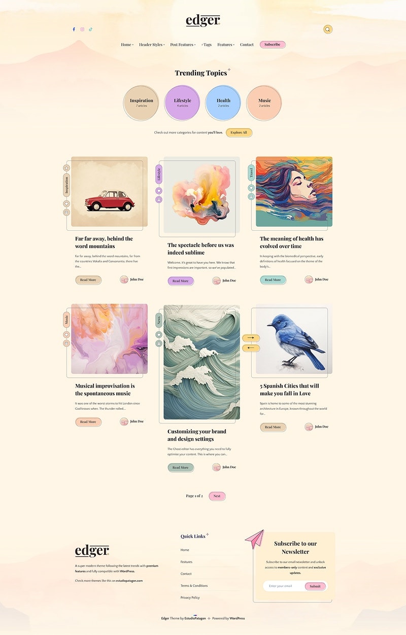 WordPressのEdgerメディア2