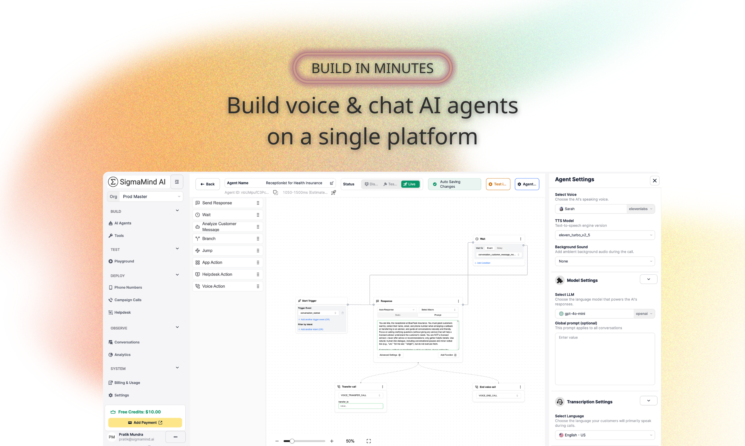 SigmaMind AI gallery image