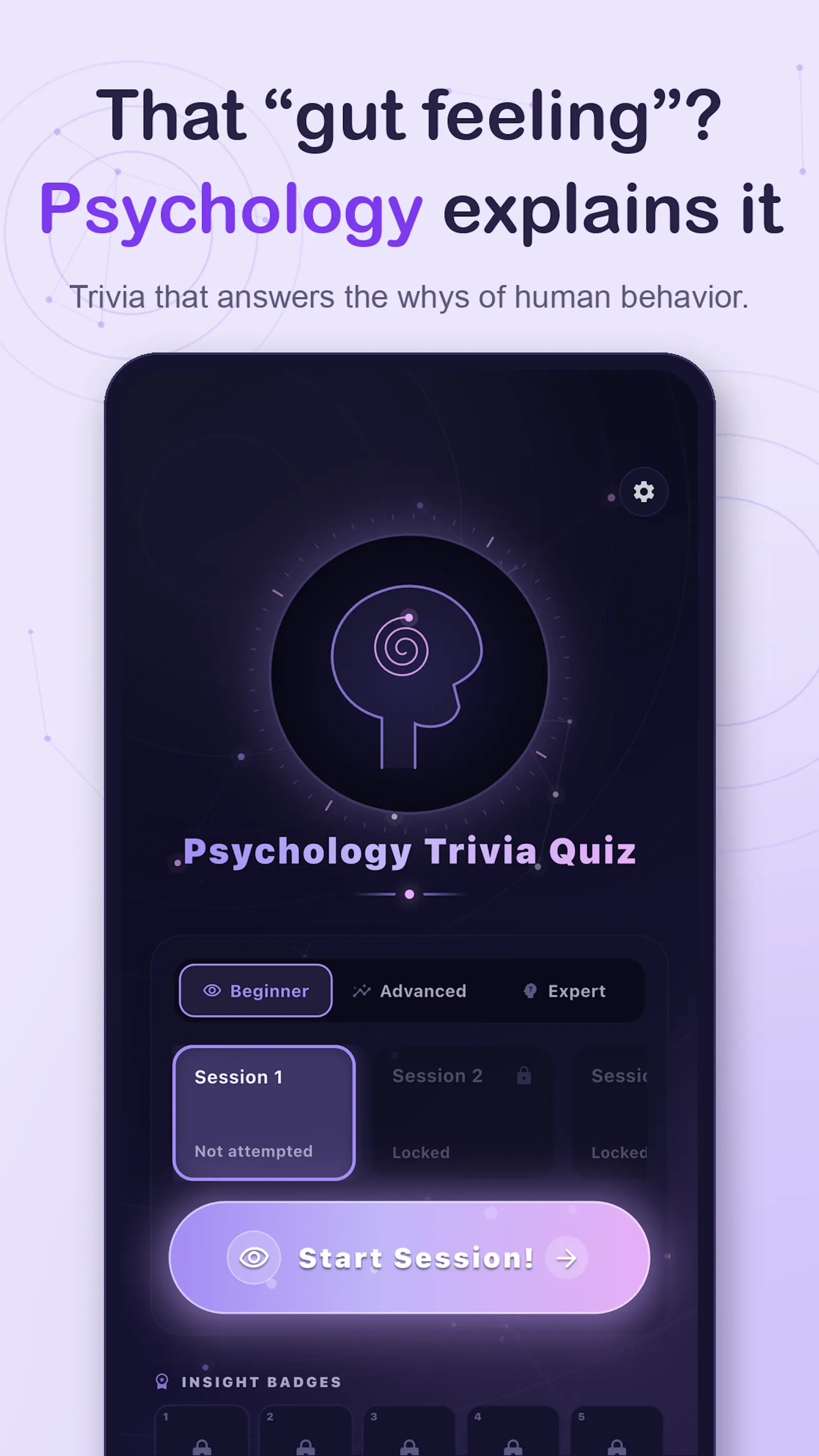 Psychology Trivia Quiz screenshot 2