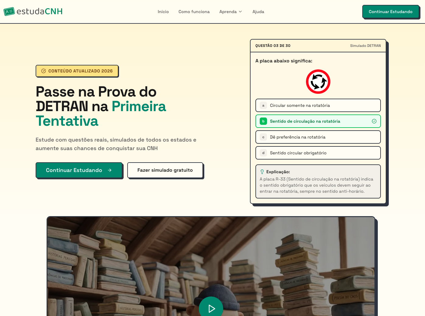 Simulados da prova do DETRAN gallery image