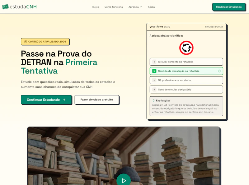 Simulados da prova do DETRAN screenshot 1
