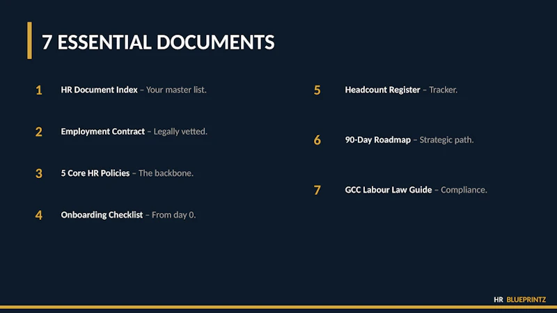 HRBlueprintz, GCC HR Starter Kit screenshot 5