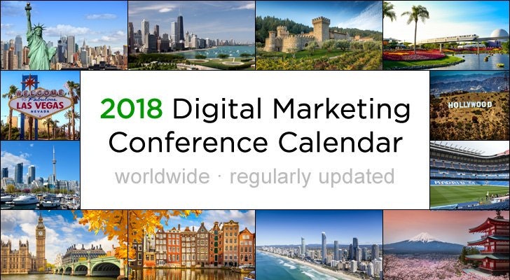 2018 Digital Marketing Conferences List gallery image