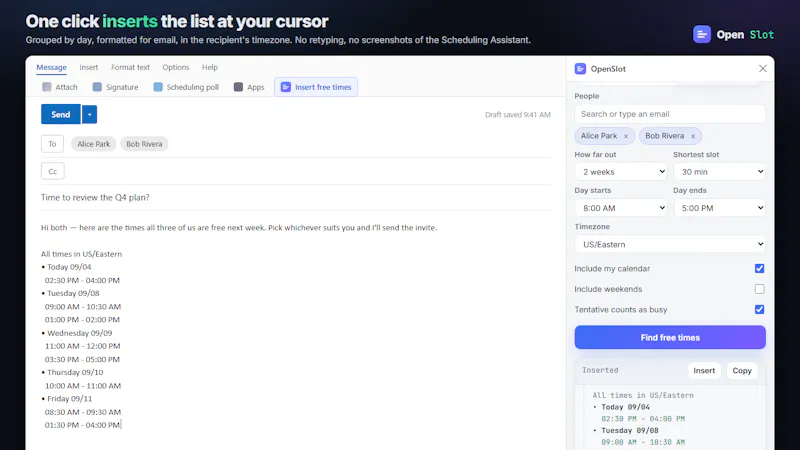 OpenSlot screenshot 1