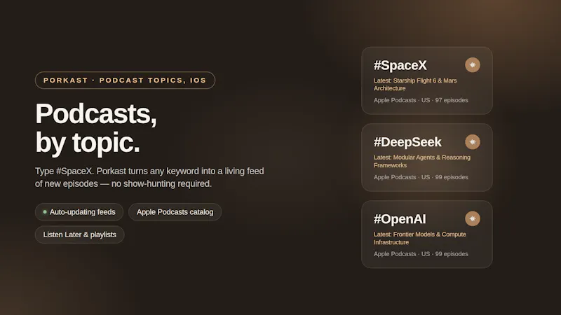 Porkast screenshot 1