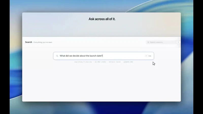 Ultramemory screenshot 1 (video preview)