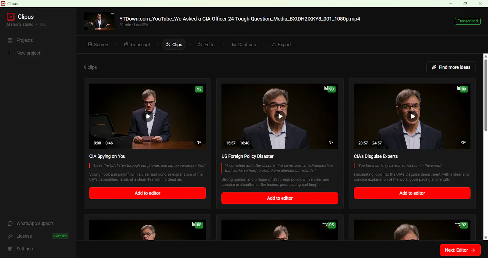 Clipus  screenshot 4