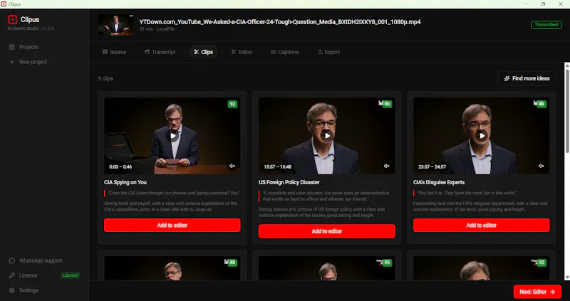 Clipus  screenshot 4