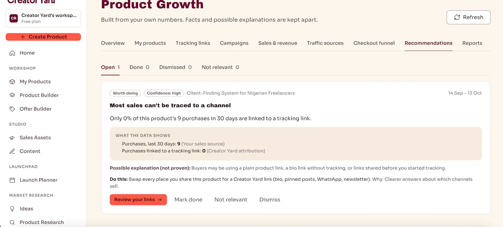 Creator Yard: AI digital product builder screenshot 5