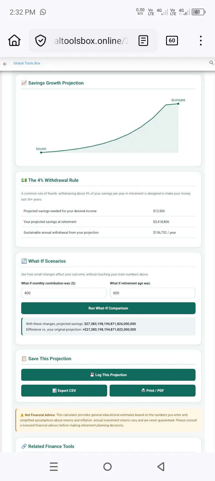 Retirement Countdown Calculator gallery image