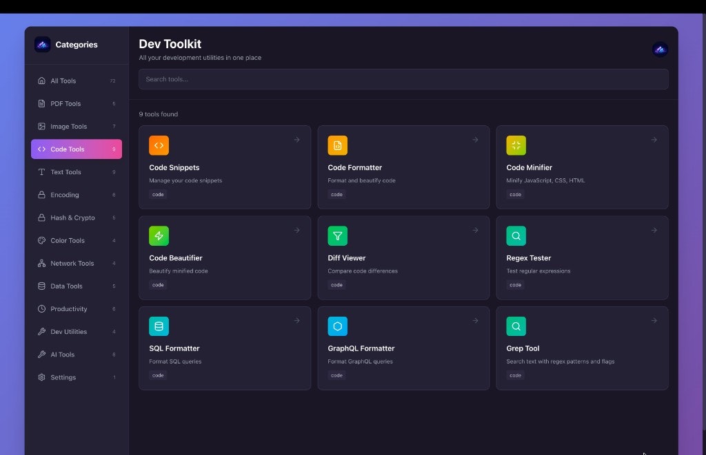 Crystal Dev Toolkit gallery image