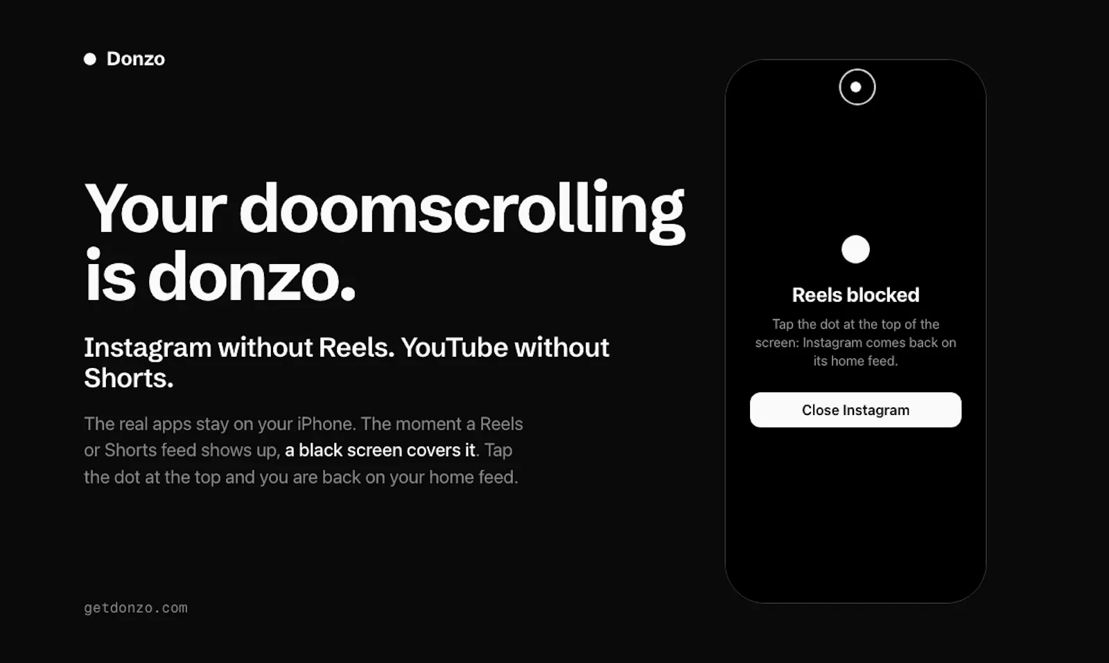 Donzo screenshot 1