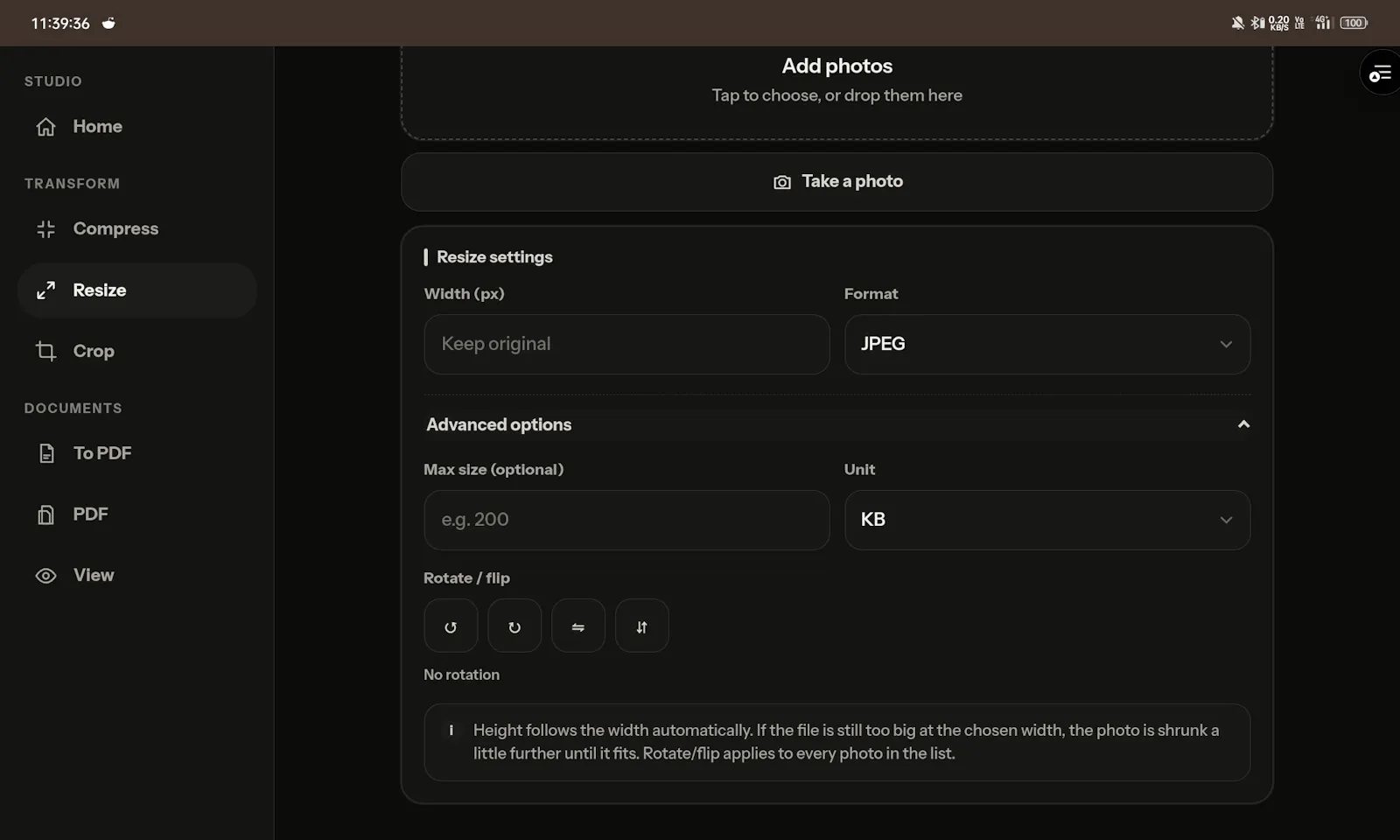 Pixel Press -100% offline Pdf & img tool screenshot 4