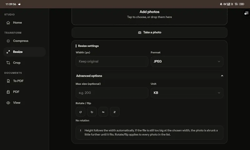 Pixel Press -100% offline Pdf & img tool screenshot 4