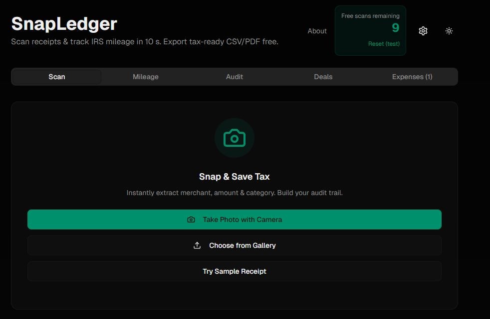 SnapLedger - Screenshot 2 preview