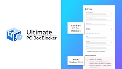 Ultimate PO Box Blocker for Shopify gallery image