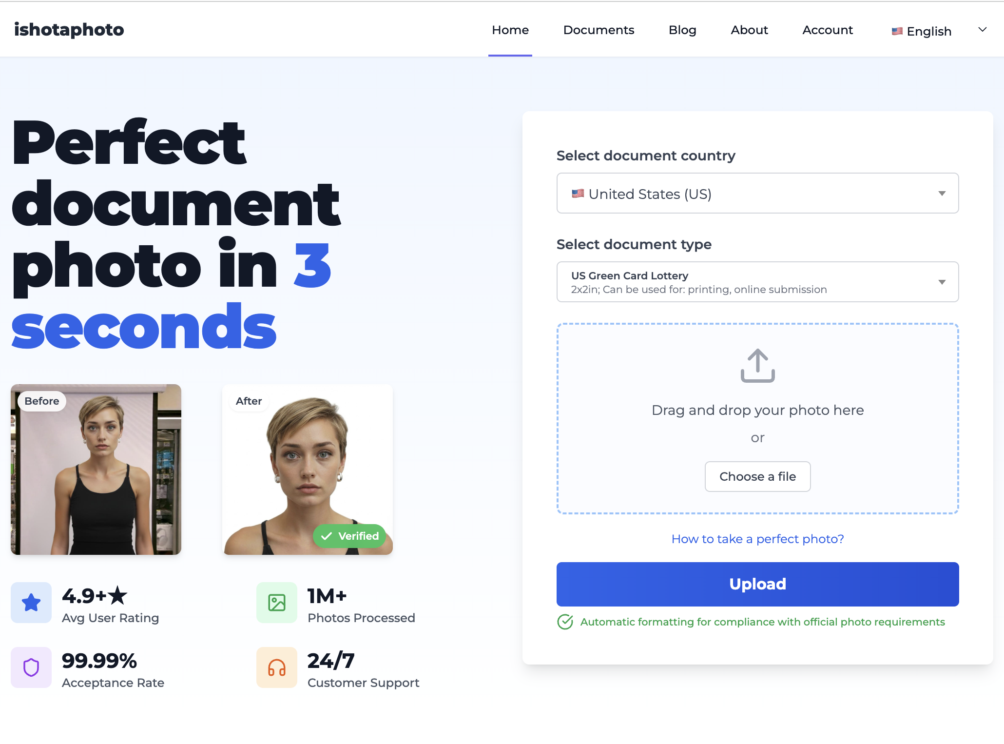 ishotaphoto.com - Main product screenshot demonstrating key features and user interface