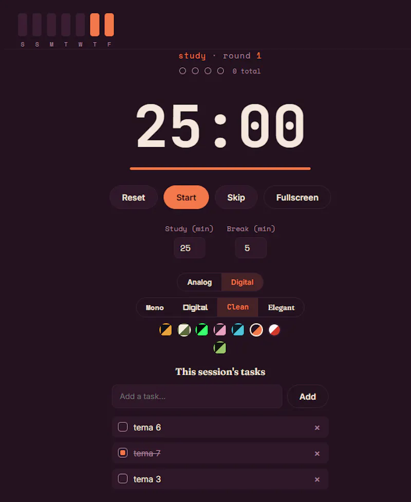 Focus Timer  screenshot 1
