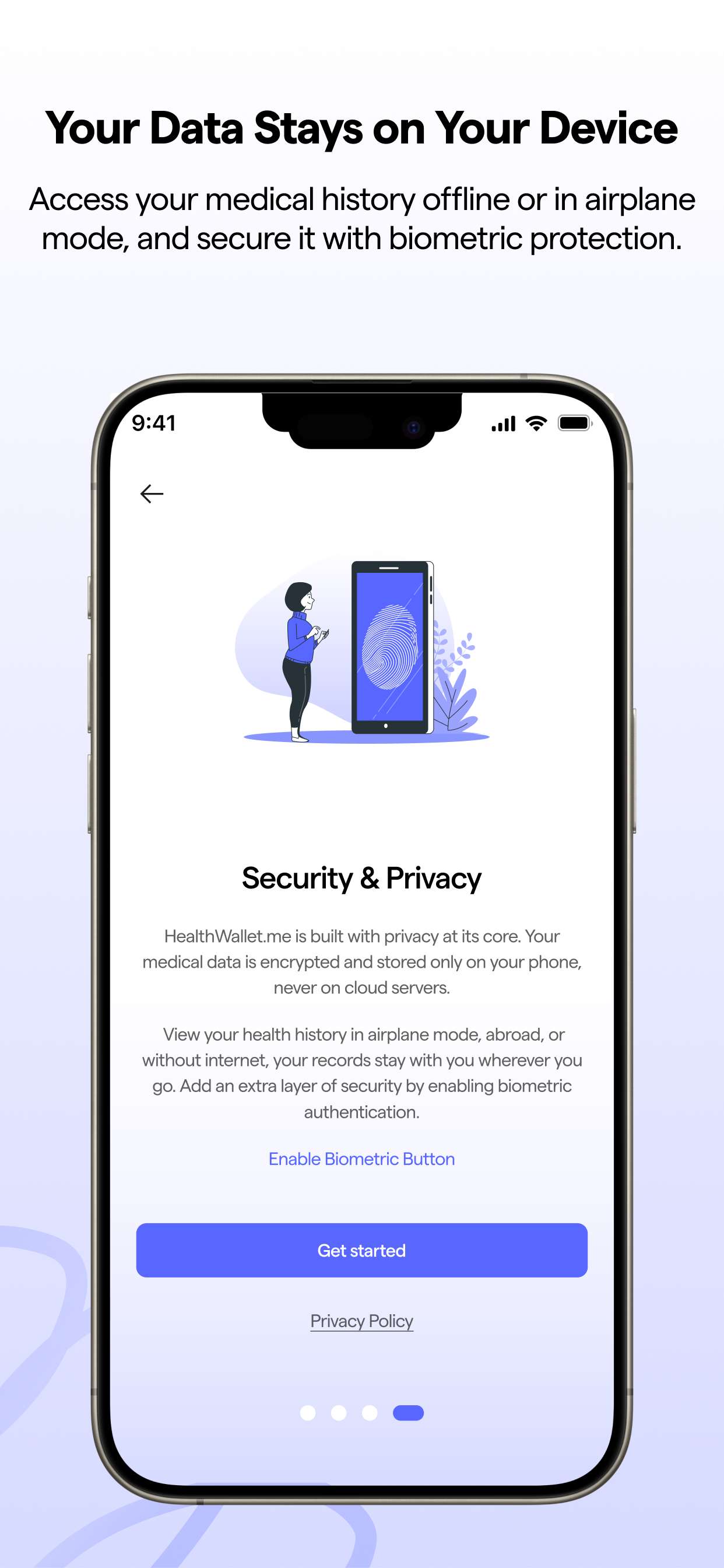 Health Wallet - Screenshot 3 showing product features and functionality