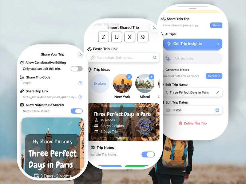 Lowkeytion - AI Travel Planner gallery image