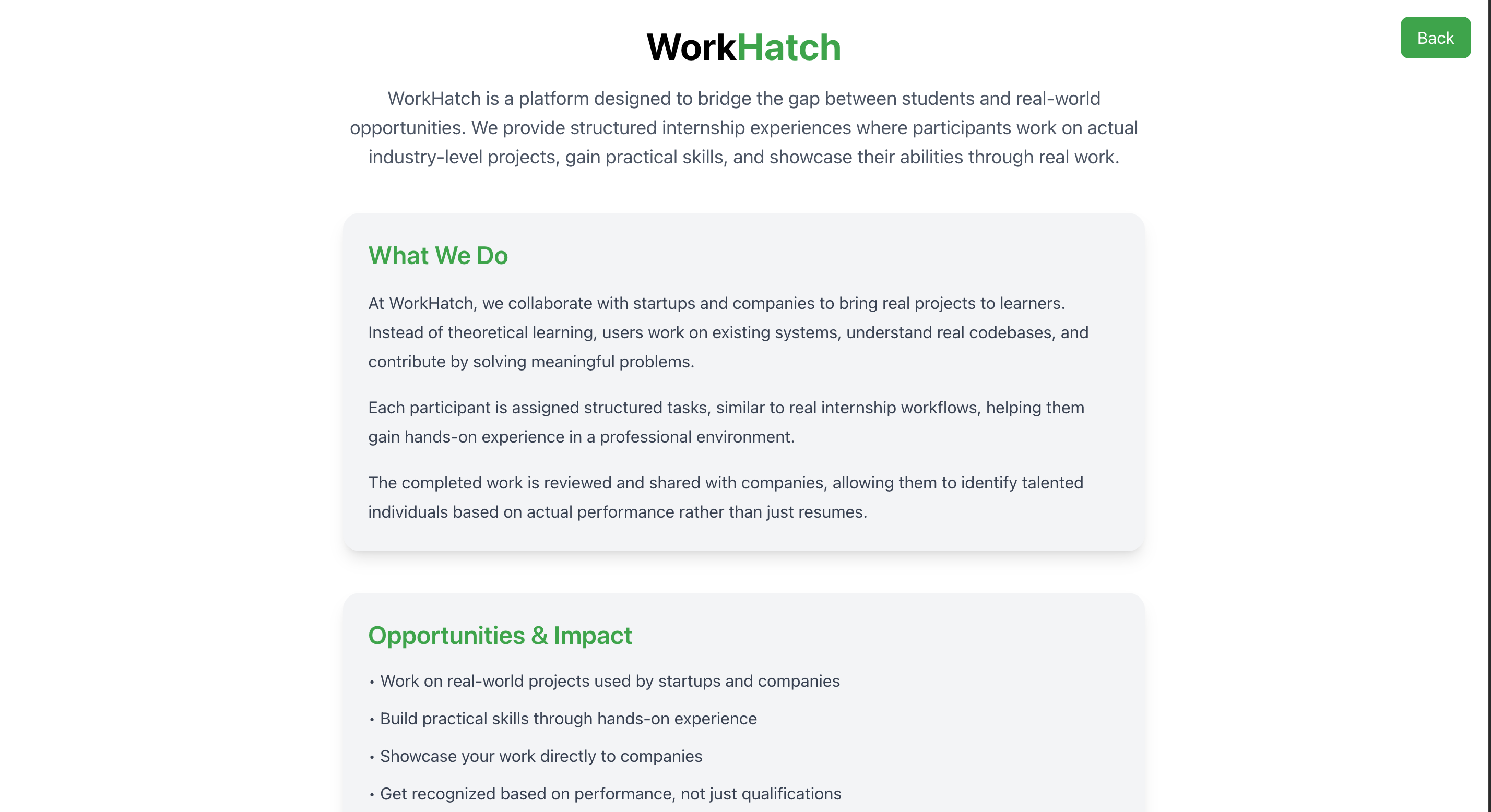 WorkHatch gallery image