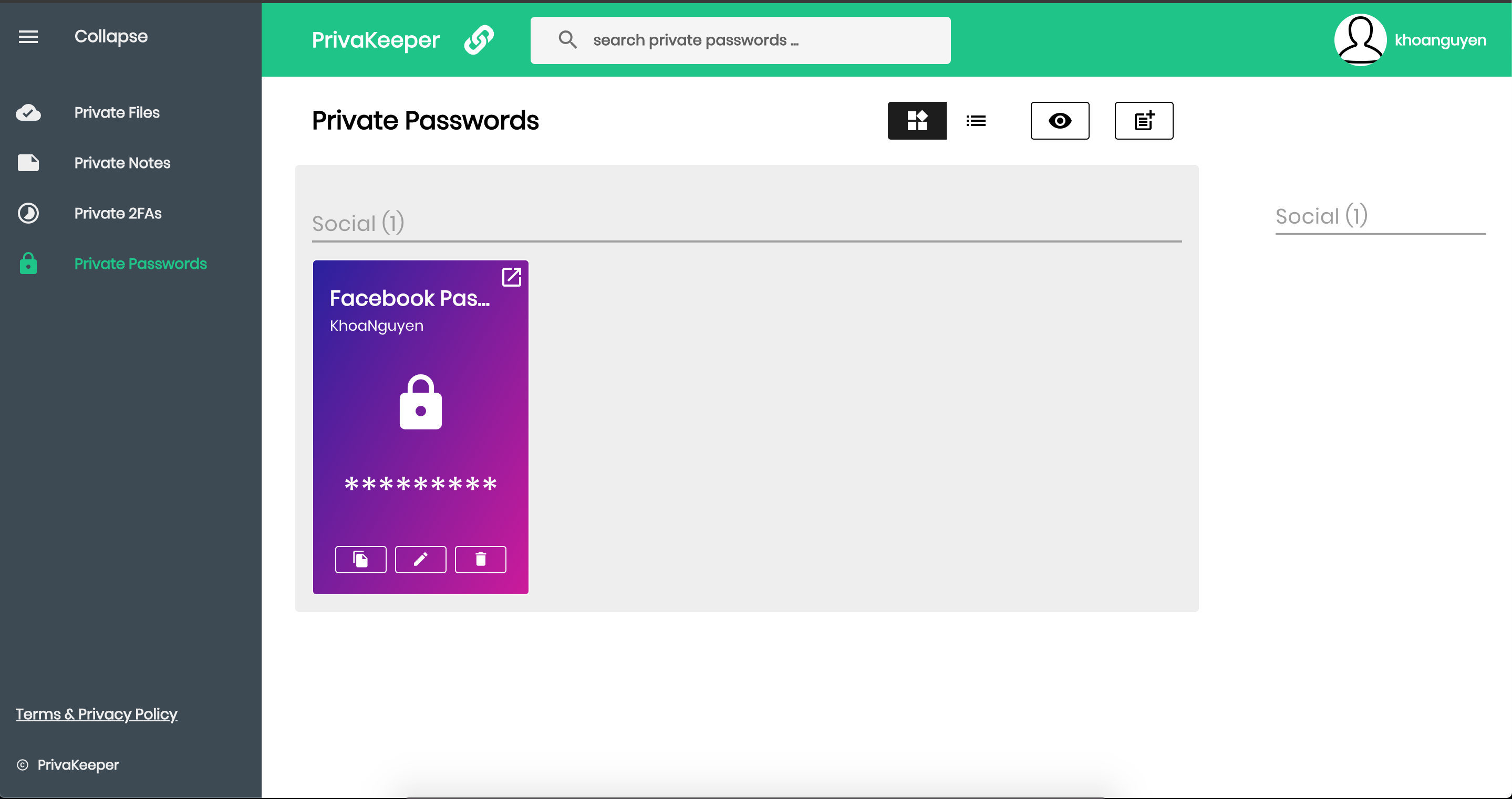 PrivaKeeper gallery image