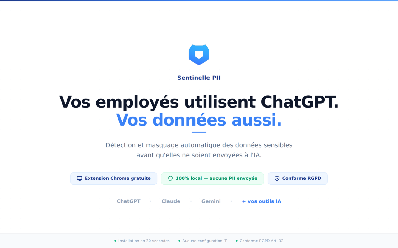 Sentinelle PII gallery image