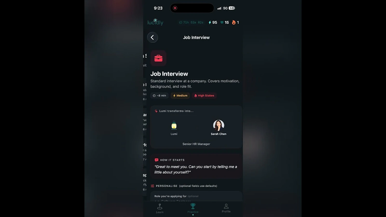 Lucidly — Finally say what you mean. screenshot 1 (video preview)