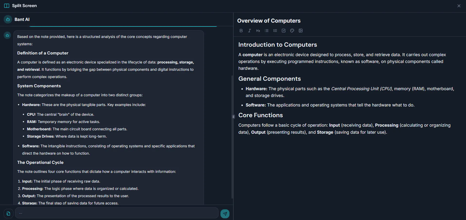 Bant workspace Ai gallery image