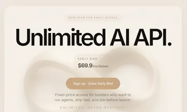 99 ā Unlimited AI API gallery image