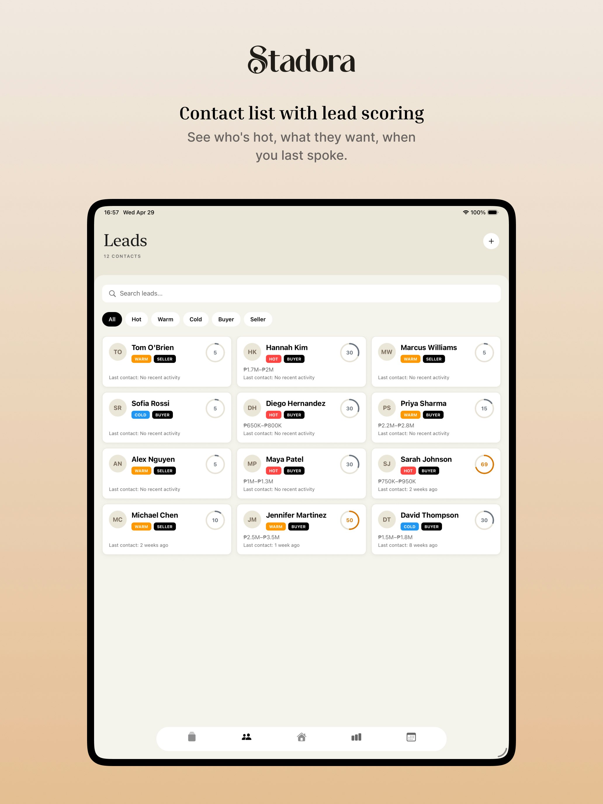 Stadora AI launch - Real Estate CRM  gallery image