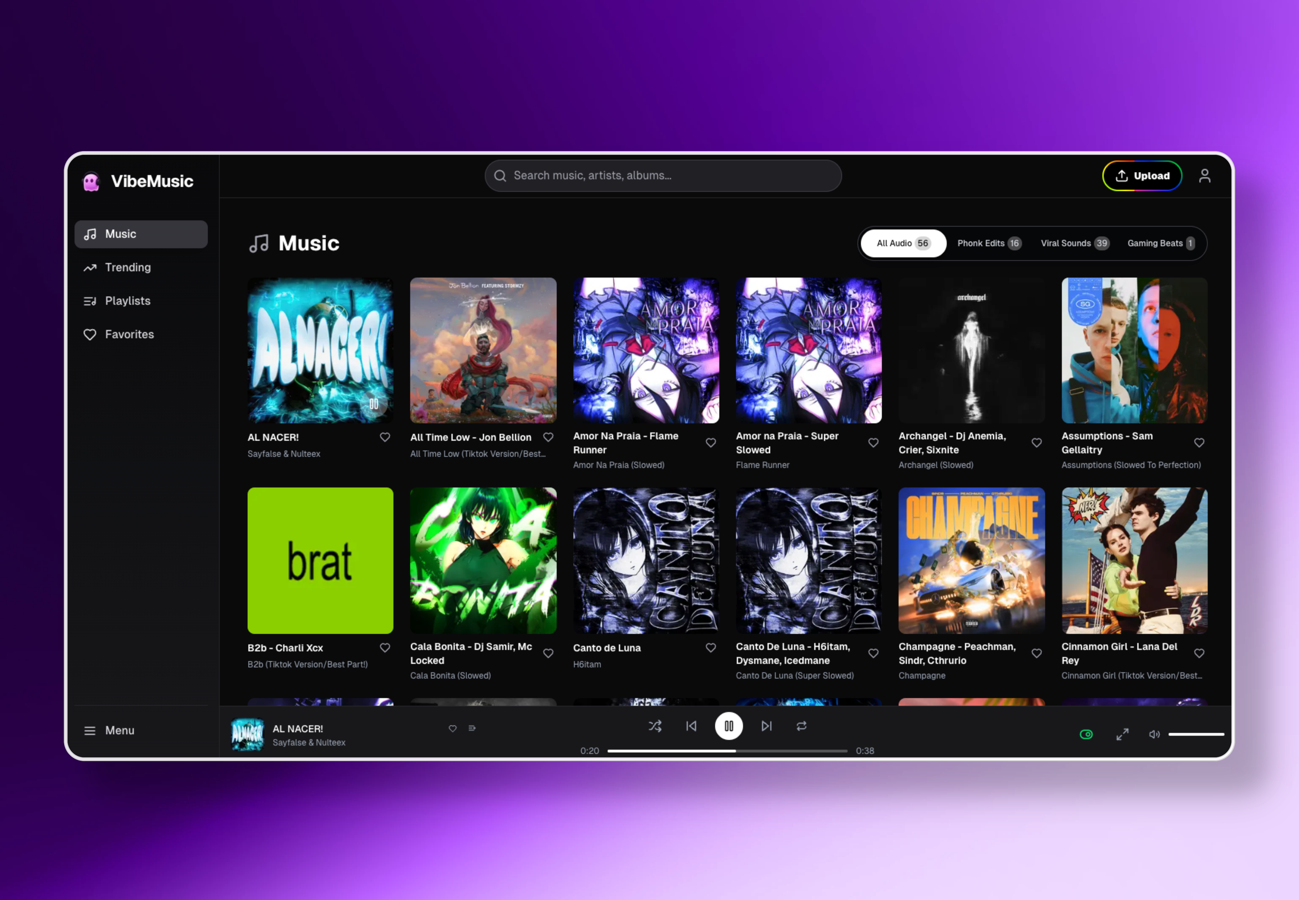 Vibemusic - リールがバイラルになるオーディオメディア1